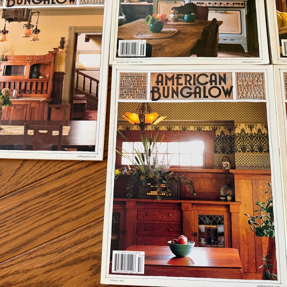 American Bungalow Magazine Lot - Vintage-Inspired Covers in Brown, Cream & Green - Picture 2 of 5